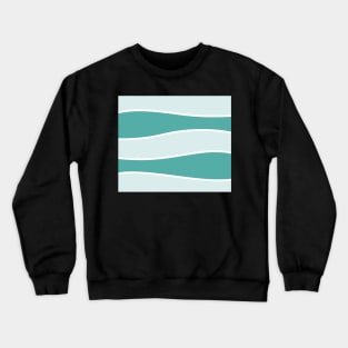 Abstract - green and white. Crewneck Sweatshirt